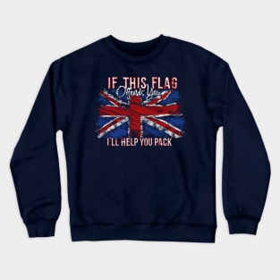 Union Jack Crewneck Sweatshirt